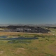 Aerial shot of the former ASARCO site at East Helena Montana